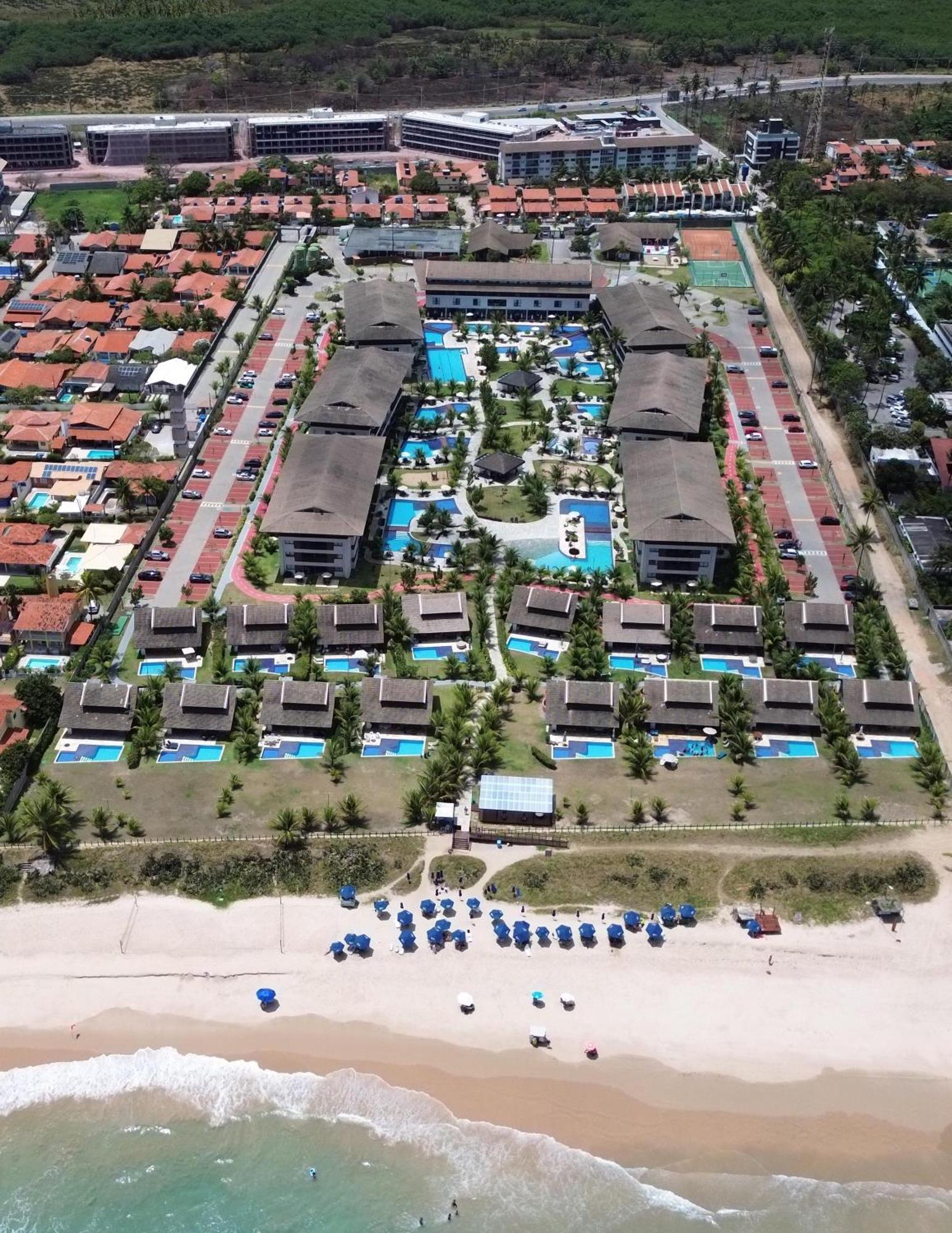 Luxuoso Flat 3 Quartos, Terreo, No Cupe Beach Living - Beira Mar De Порту-де-Галиньяш Экстерьер фото