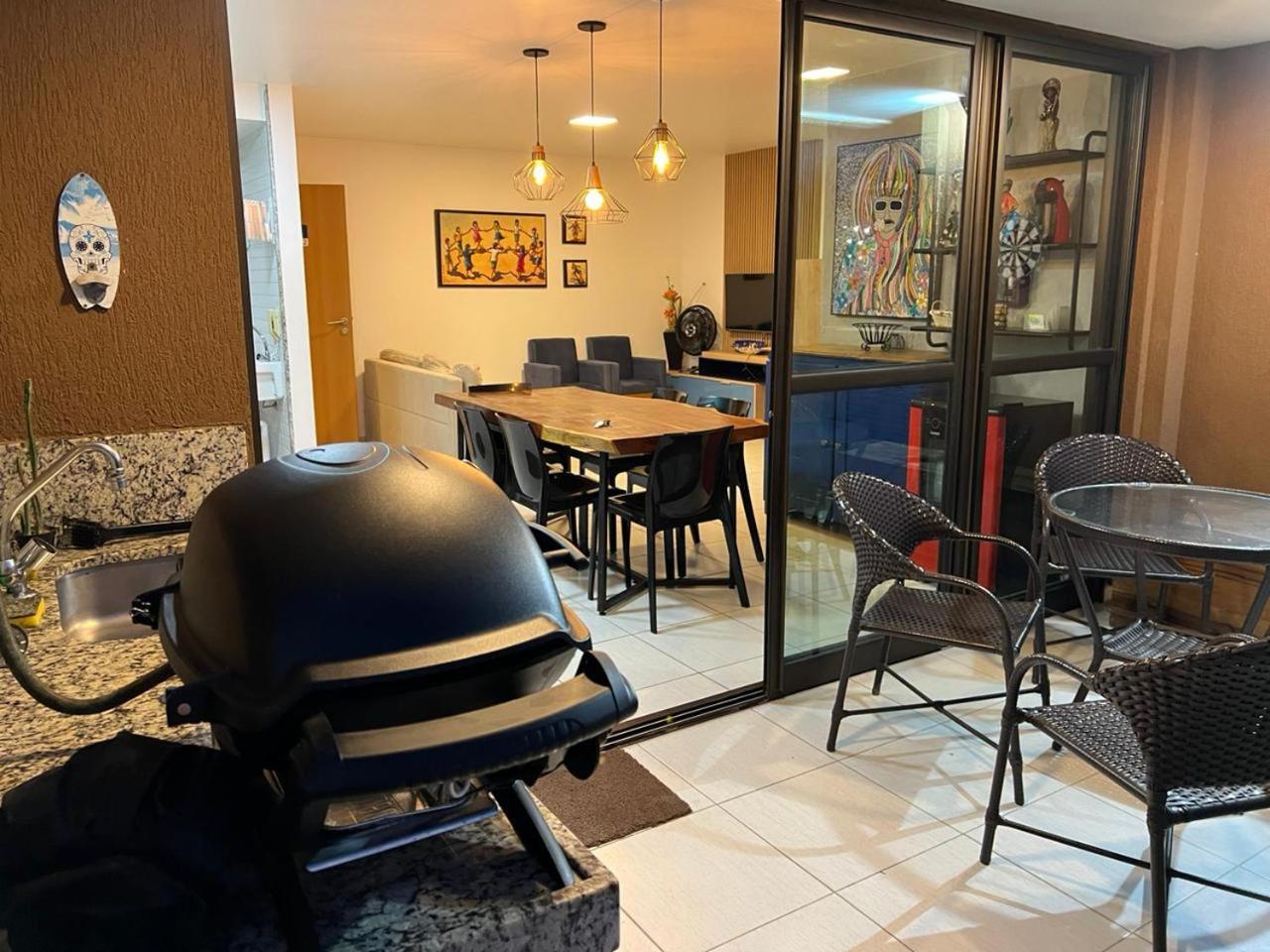 Luxuoso Flat 3 Quartos, Terreo, No Cupe Beach Living - Beira Mar De Порту-де-Галиньяш Экстерьер фото