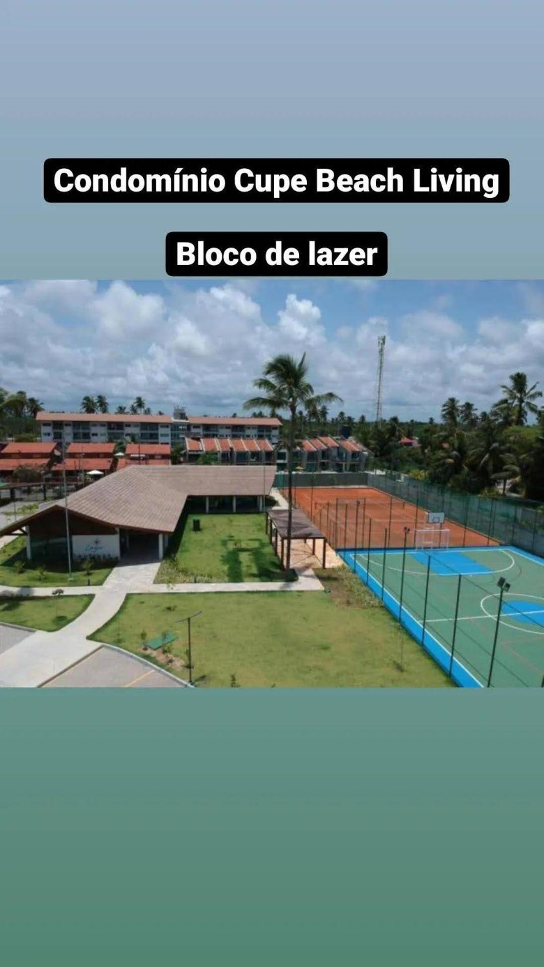Luxuoso Flat 3 Quartos, Terreo, No Cupe Beach Living - Beira Mar De Порту-де-Галиньяш Экстерьер фото