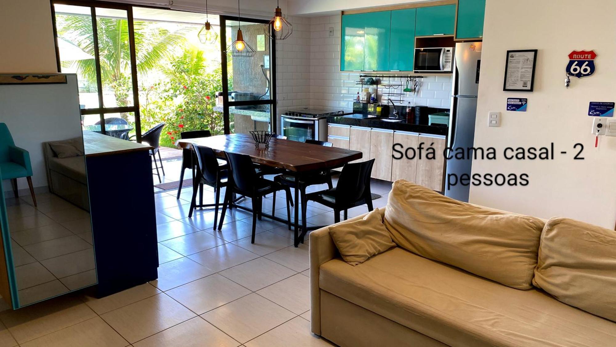 Luxuoso Flat 3 Quartos, Terreo, No Cupe Beach Living - Beira Mar De Порту-де-Галиньяш Экстерьер фото