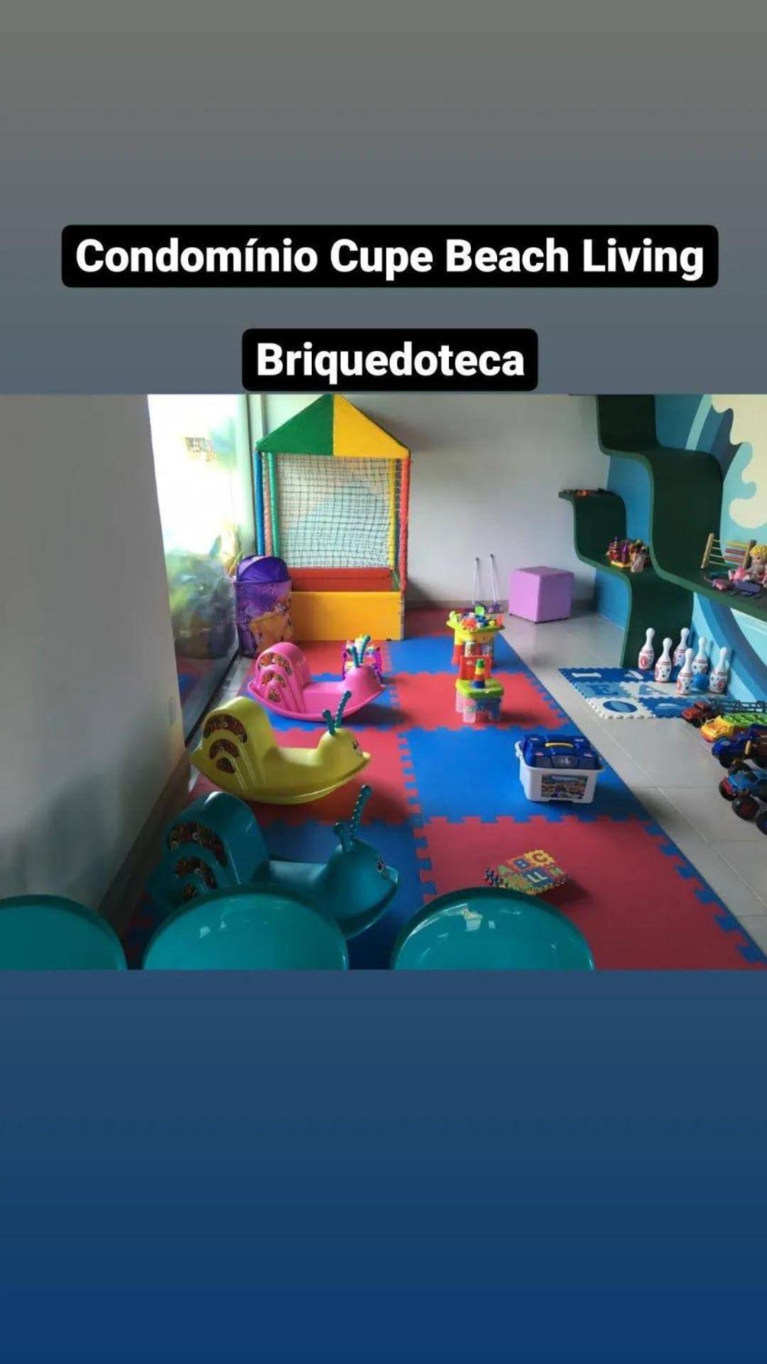 Luxuoso Flat 3 Quartos, Terreo, No Cupe Beach Living - Beira Mar De Порту-де-Галиньяш Экстерьер фото