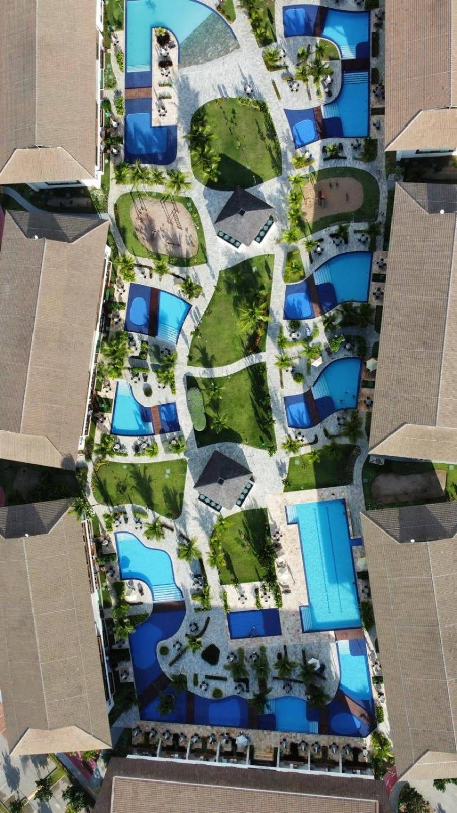 Luxuoso Flat 3 Quartos, Terreo, No Cupe Beach Living - Beira Mar De Порту-де-Галиньяш Экстерьер фото